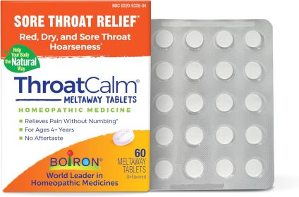 ThroatCalm 60 quick-dissolving tablets