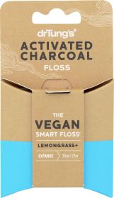 Activated Charcoal Vegan Floss 30 yards